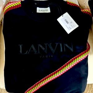 Lanvin Paris side curb sweatshirt XL